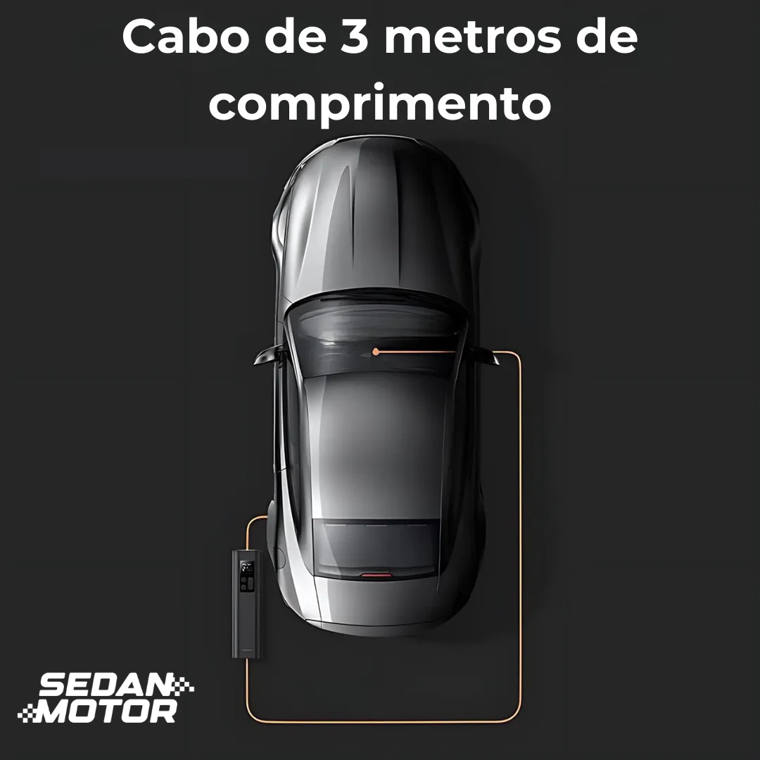 Compressor de Ar Automotivo Portátil | Rápido e Eficiente - Sedan Motors