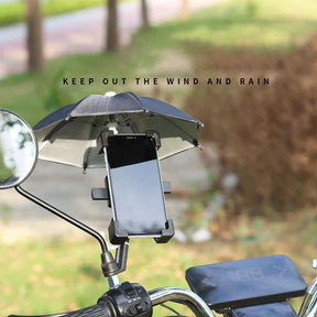 Mini Guarda-Chuva de Telefone para Motocicleta e Bicicleta | Sedan Motor