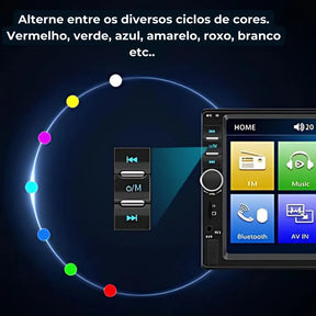 Tela Multimídia Touch Screen Automotiva - Sedan Motor